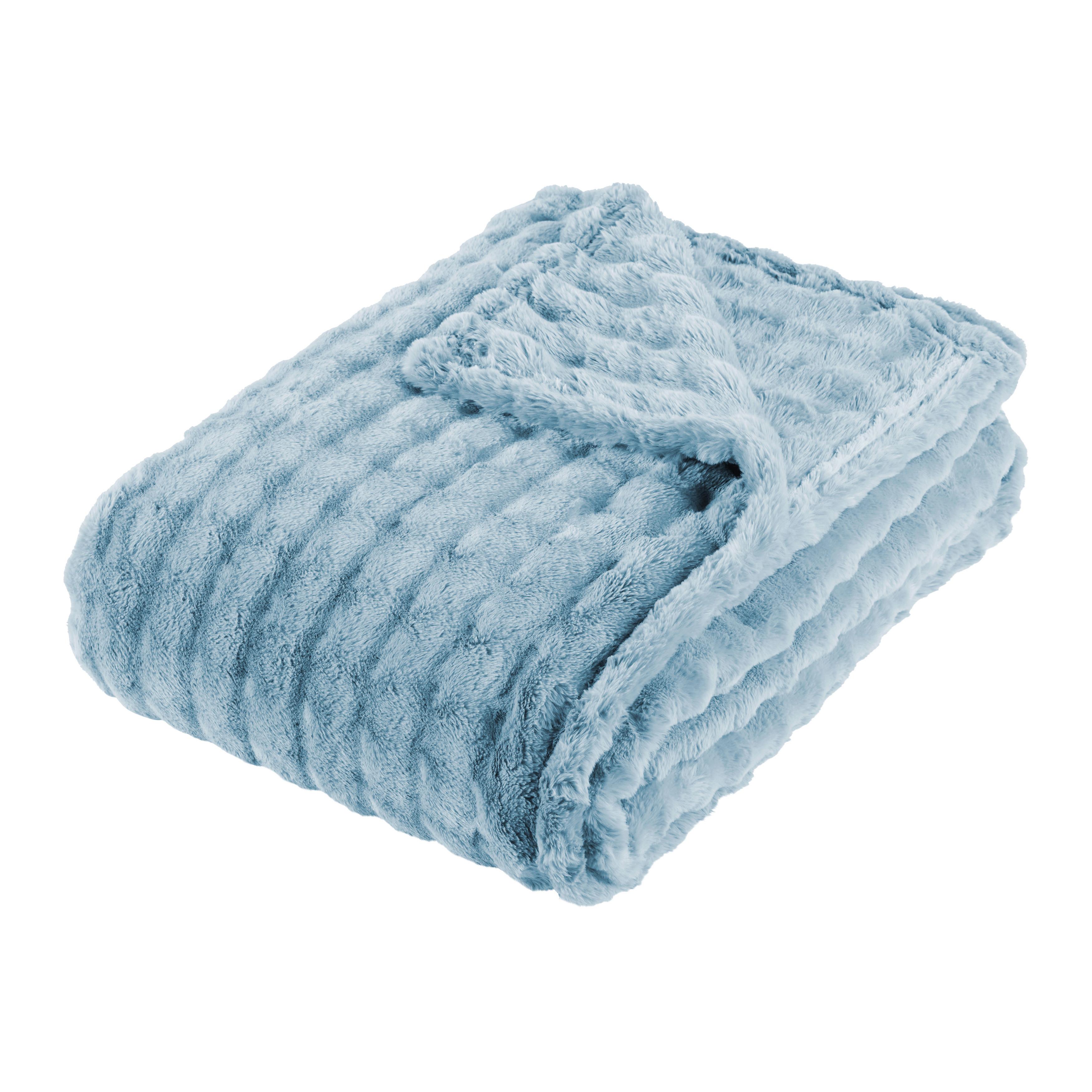 Decke Bubble Jadegrün ca. 150x200cm - Jadegrün, Textil (150/200cm) - Mömax
