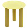 TABLE D'APPOINT LARGO -TREND- - jaune, LIFESTYLE, verre/bois (40/40cm) - Premium Living