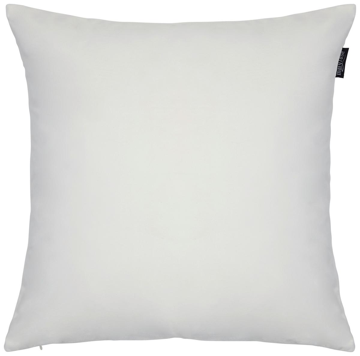 Zierkissen Willow in Weiß ca. 50x50cm - Weiß, MODERN, Textil (50/50cm) - Mary's