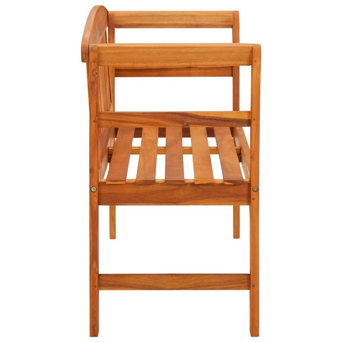 Vrtna Klop Batam - barve akacije, Basics, les (130/50/80cm) - Acamp