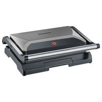 GRILL KONTAKTOWY SEVERIN - kolor srebrny/czarny, Trend, tworzywo sztuczne/metal (29,1/26/11,5cm) - Severin