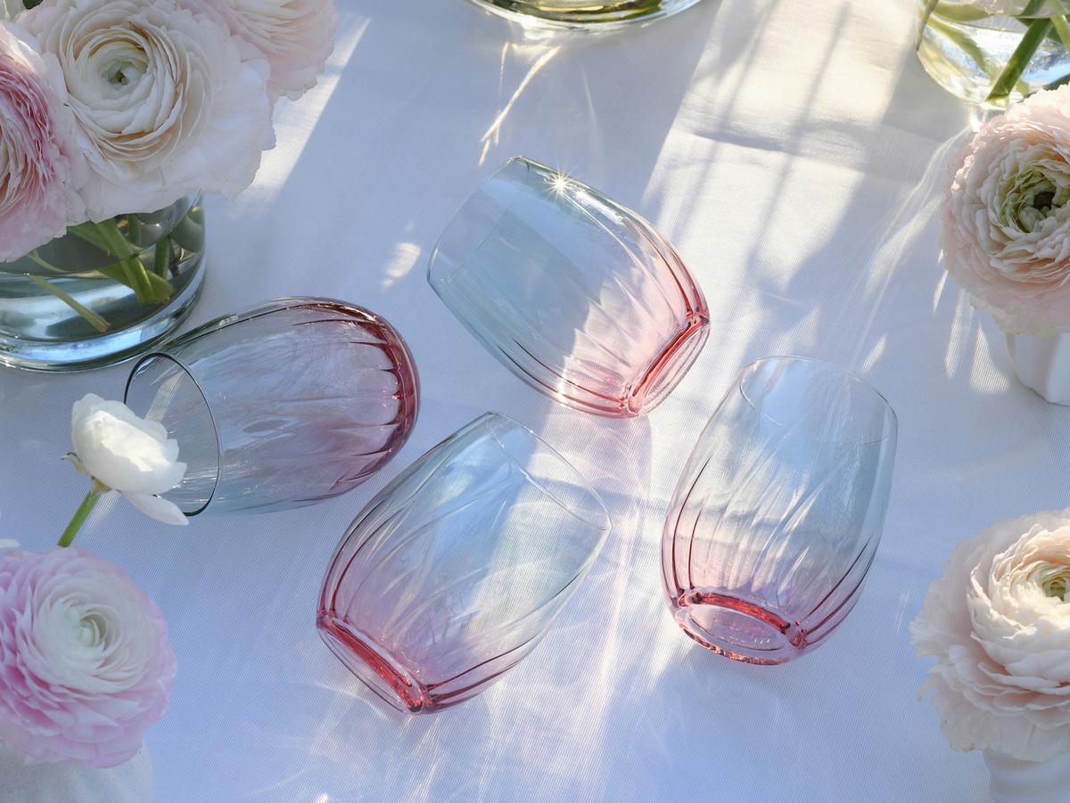 Set Kozarcev Spring, 4-Delni - večbarvno, Basics, steklo (360ml) - Creatable