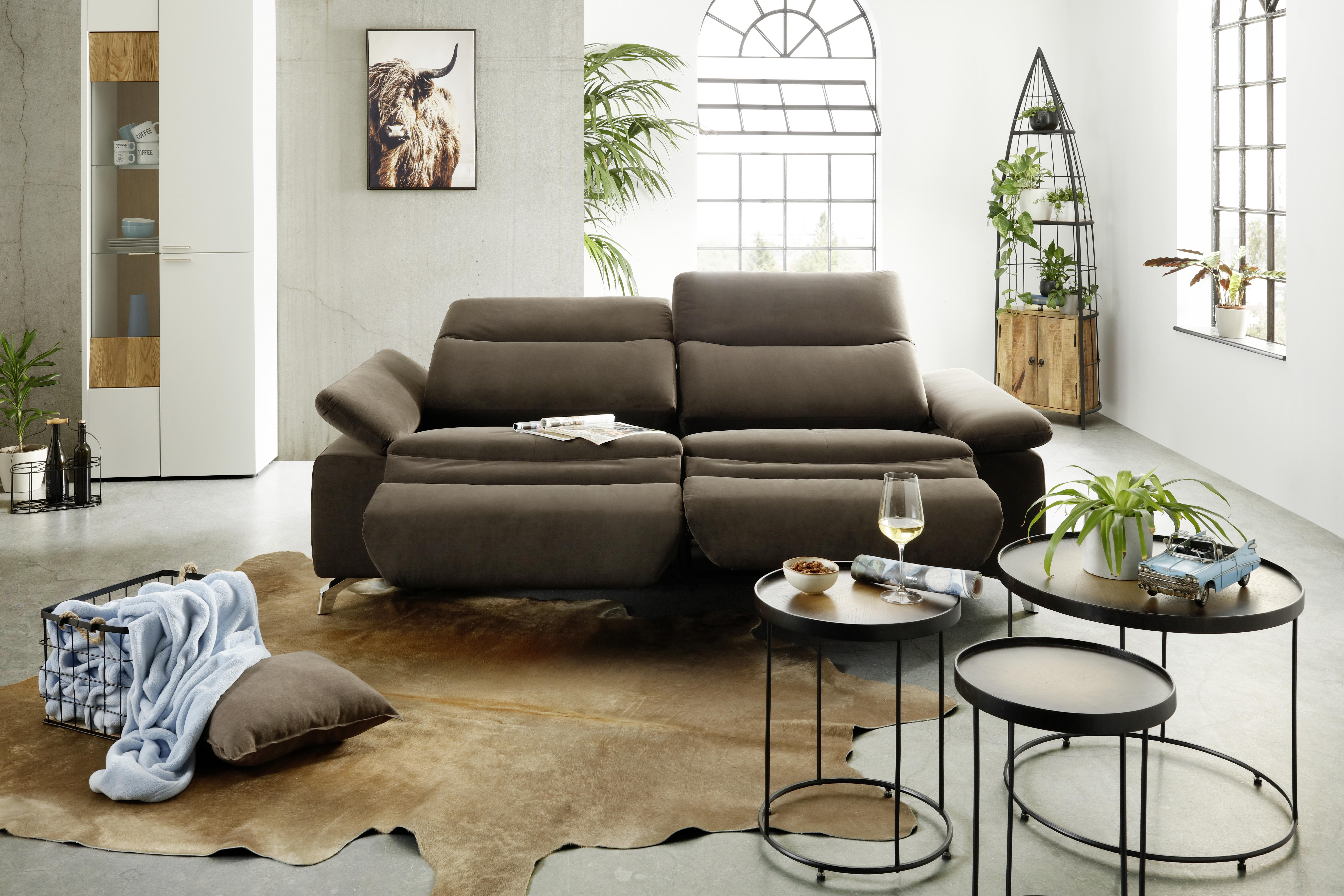 HYLLA ALFONS - svart/naturfärgad, Lifestyle, metall/trä (56/187/37cm) - Mömax
