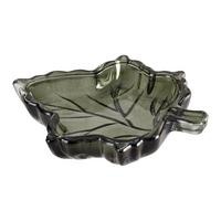 Dekoteller Marleen Dunkelgrün - Dunkelgrün, KONVENTIONELL, Glas (14/2/11.5cm) - Modern Living