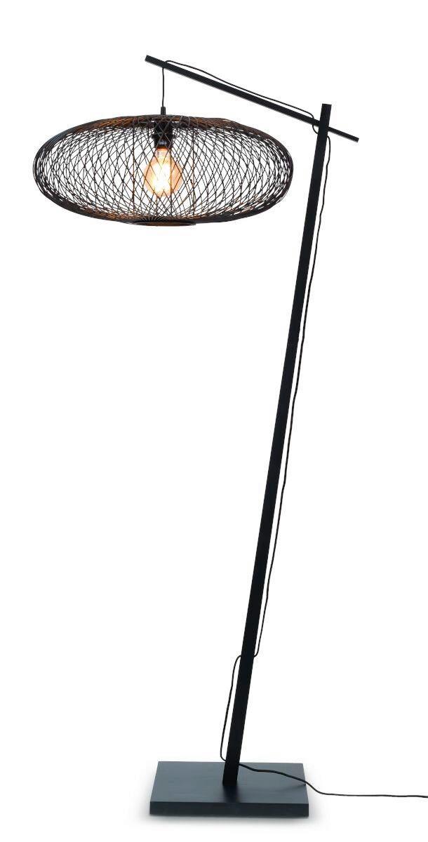 Stoječa Svetilka Cango, Črna - črna, Trend (176/60/80cm) - Good & Mojo
