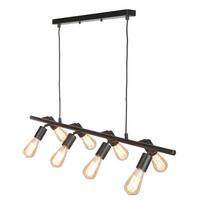 Függőlámpa Miami/h8/b - fekete, Design, fém (105/28/28-175cm) - It's about Romi
