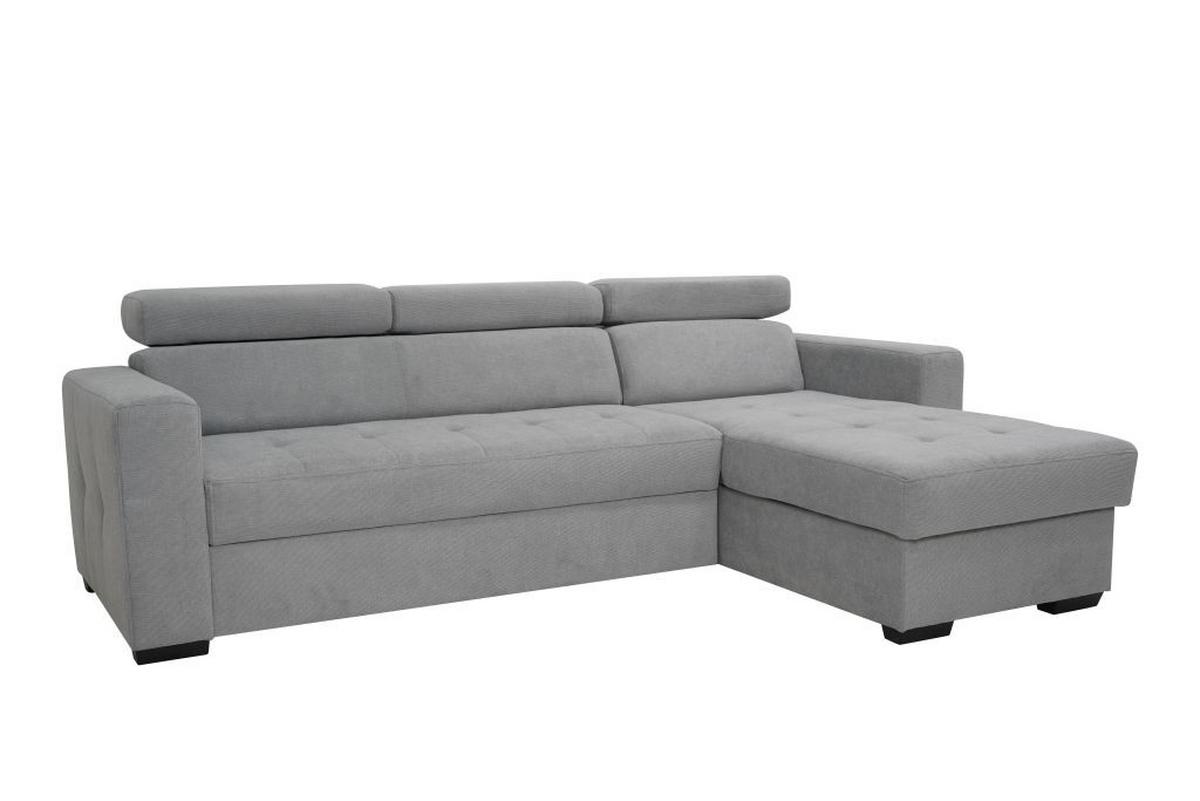 Kutna Garnitura Marco - siva/crna, Konvencionalno, drvni materijal/drvo (238/78-94/170cm) - Modern Living