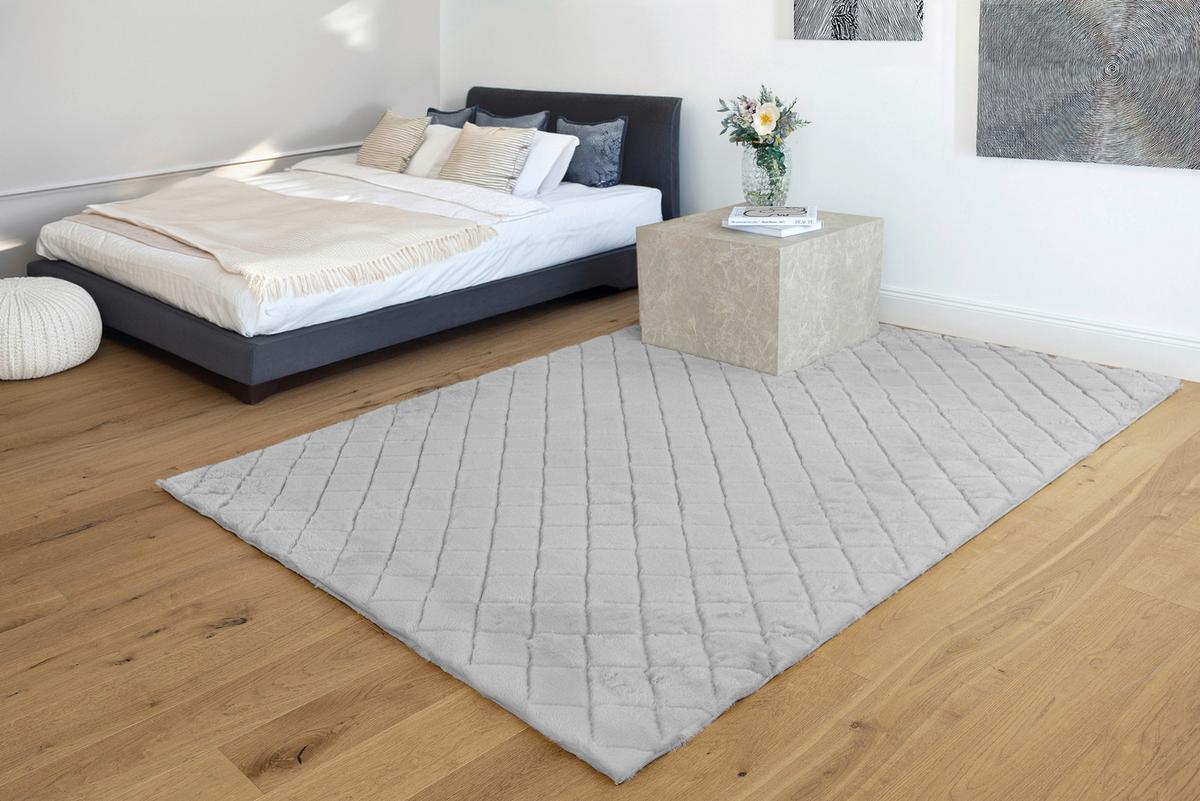 HOCHFLORTEPPICH IMALA 125 GRAU 160 X 230 CM - Grau, Basics, Textil (160/230cm) - Kayoom