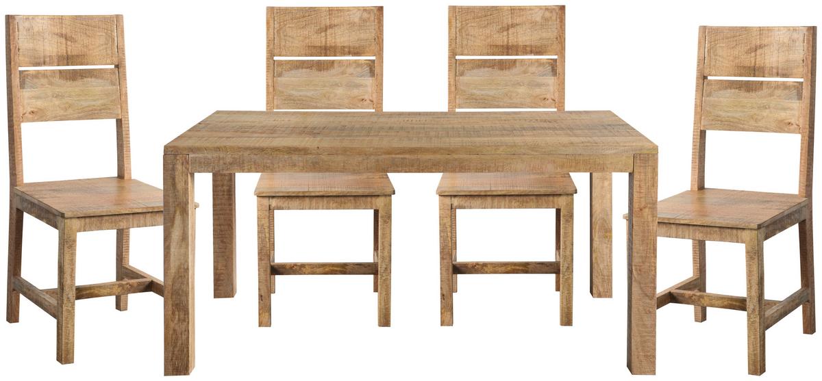 Esstisch Everest in Naturfarben - Naturfarben, Natur, Holz (160/75/90cm) - Mömax