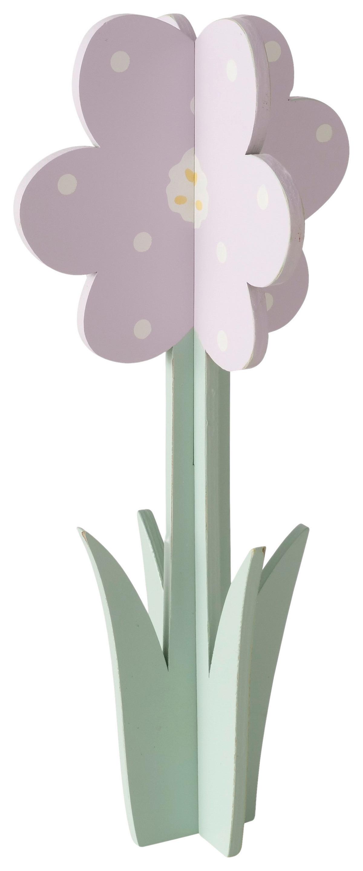 Dekoblume Luria I diverse Farben - Hellrosa/Lila, Basics, Holzwerkstoff (13,5/32/13,5cm) - Mömax