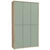 Ormar Za Cipele Alice - siva/hrast Artisan, Moderno, drvni materijal/plastika (109,2/191,9/34,9cm) - Modern Living