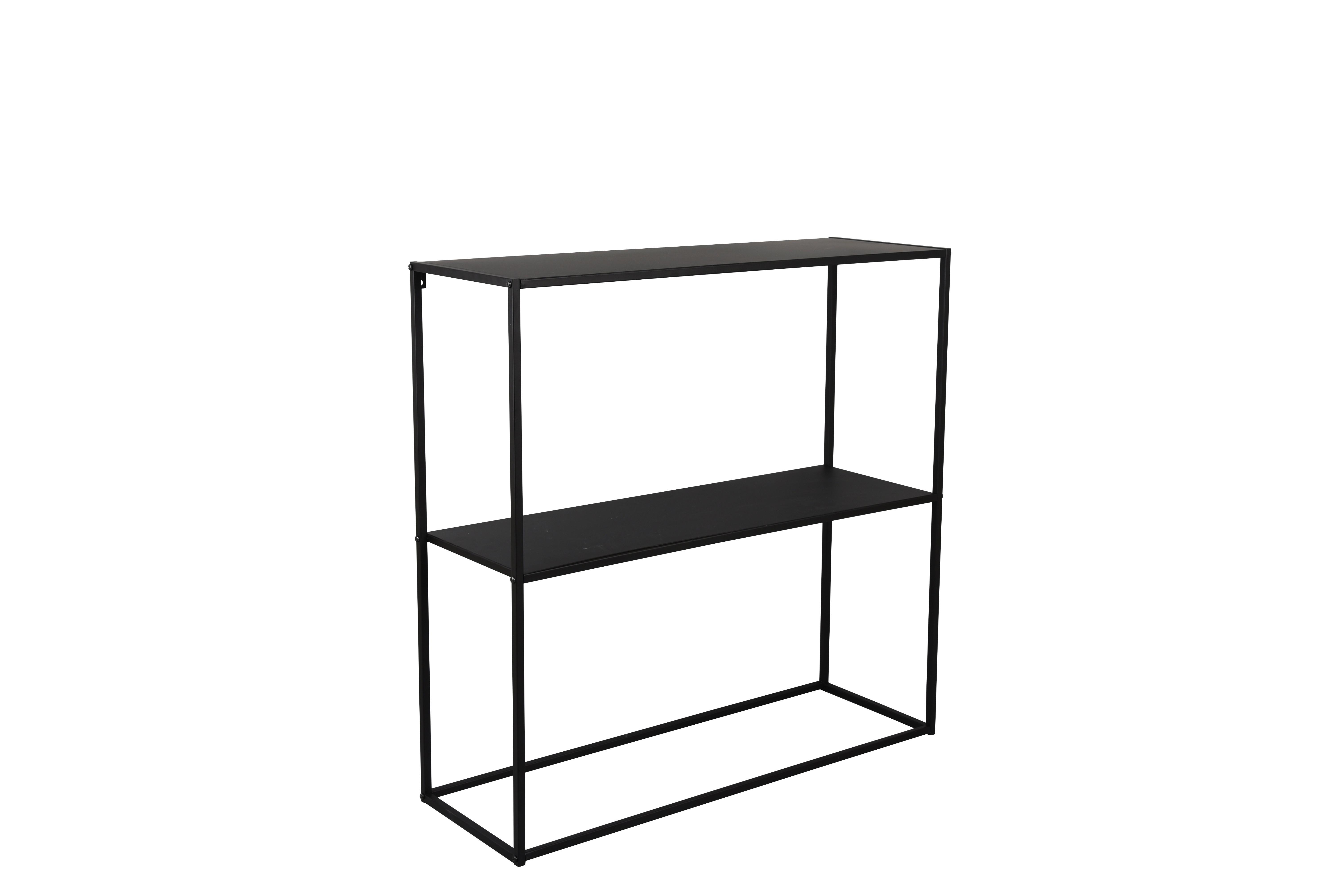 Konsolentisch Chloe in Schwarz - Schwarz, Modern, Metall (80/80/27cm) - Mömax