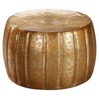 Klubska Miza Jamal - zlate barve, Trendi, kovina (60/60/36cm) - MID.YOU