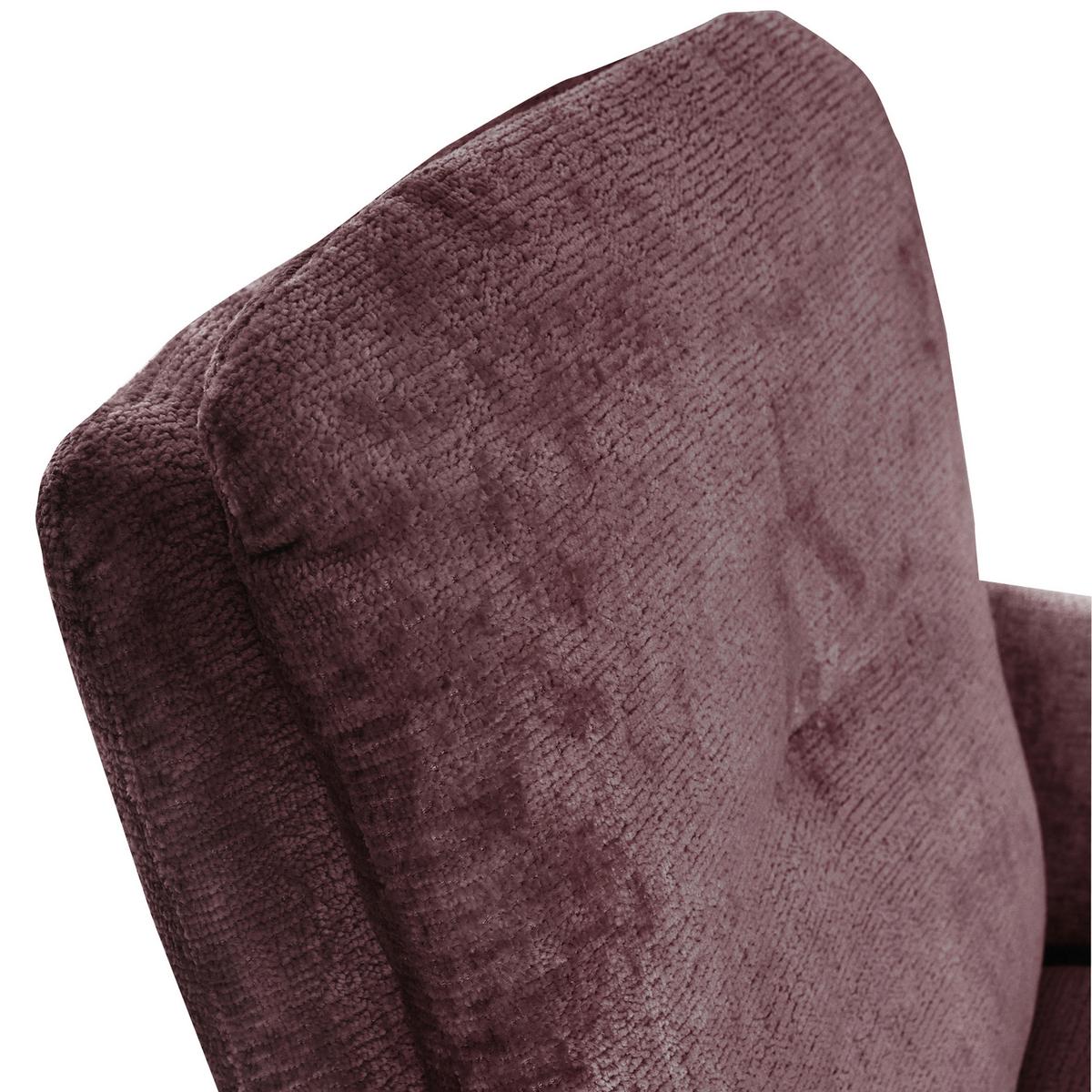 KRZESŁO Z PODŁOKIETNIKAMI OLMO - czarny/brązowy, Design, metal/tkanina (60/89/69cm) - Landscape