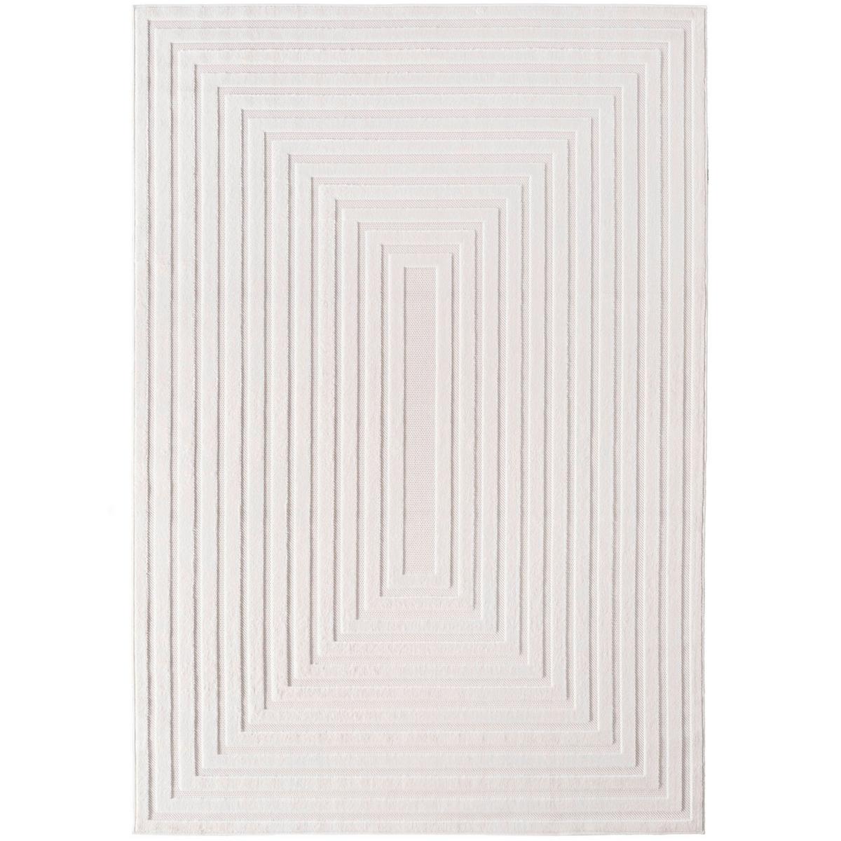 Ravno Tkana Preproga Doha, Krem, 80x150cm - krem barve, Design, tekstil (80/150cm)