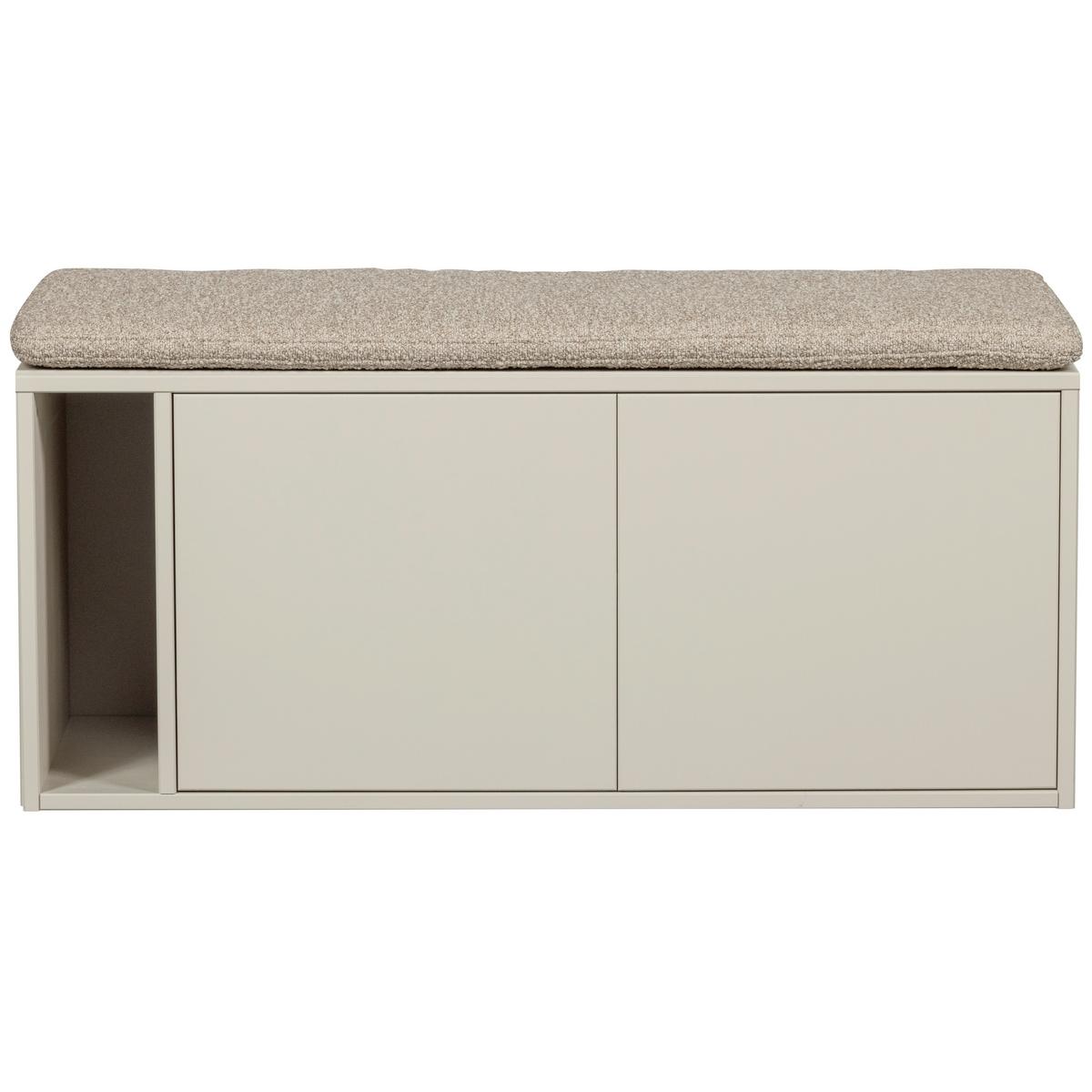 Lowboard Settle Down Grau - Grau, Design, Holz (108/50/44cm) - Livetastic