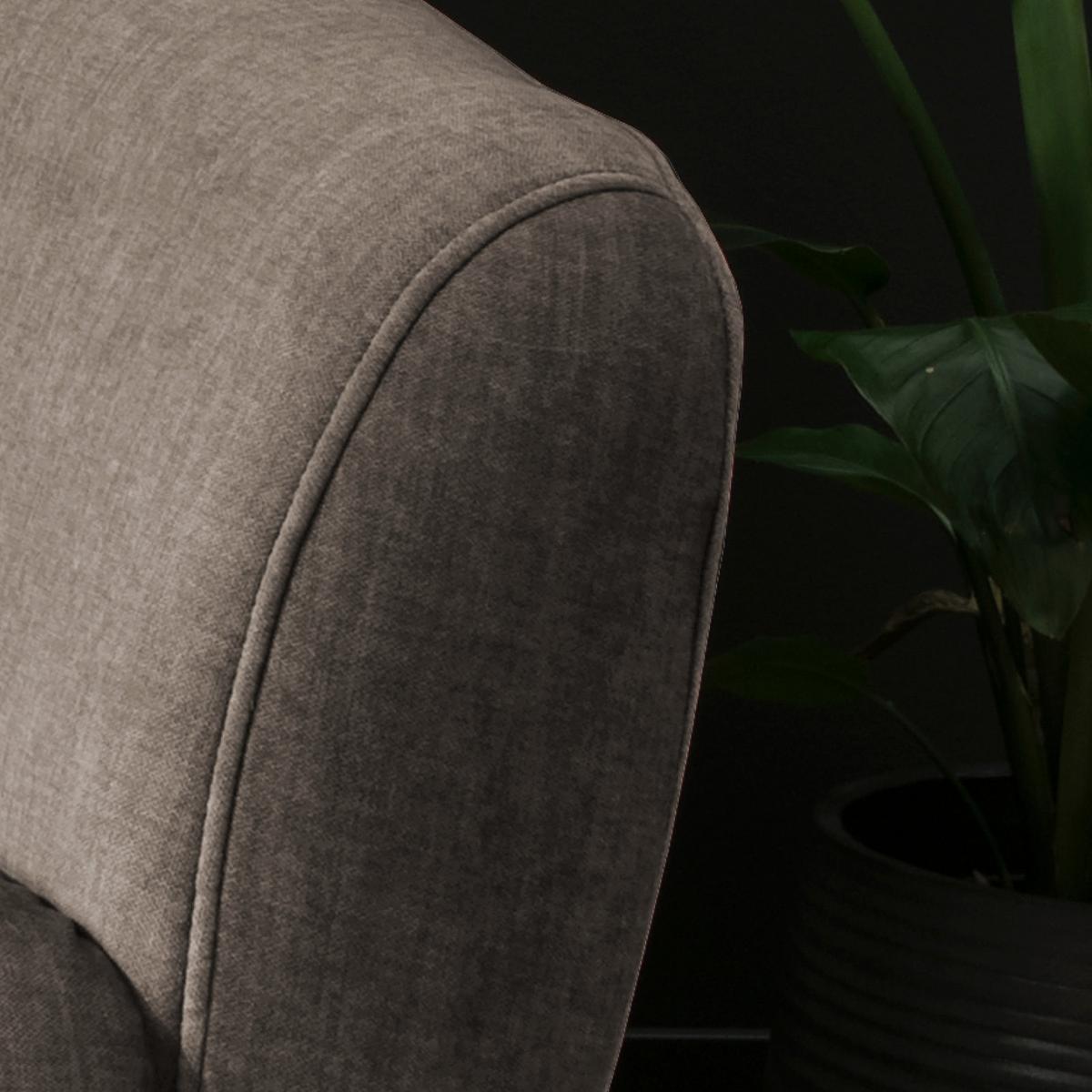 2,5-Sitzer-Sofa Baggio Braun Velours - Buchefarben/Braun, MODERN, Holz/Textil (196/94/103cm) - Livetastic