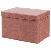 Összehajtható Doboz Cindy - vörösesbarna, Modern, karton/textil (38/26/24cm) - Mömax