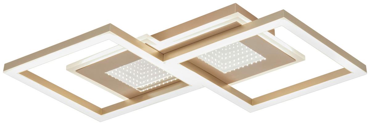 LED-Deckenleuchte Tuni Akaziefarben max. 40 Watt - Akaziefarben, MODERN, Kunststoff/Metall (58/34/5,5cm) - Mömax