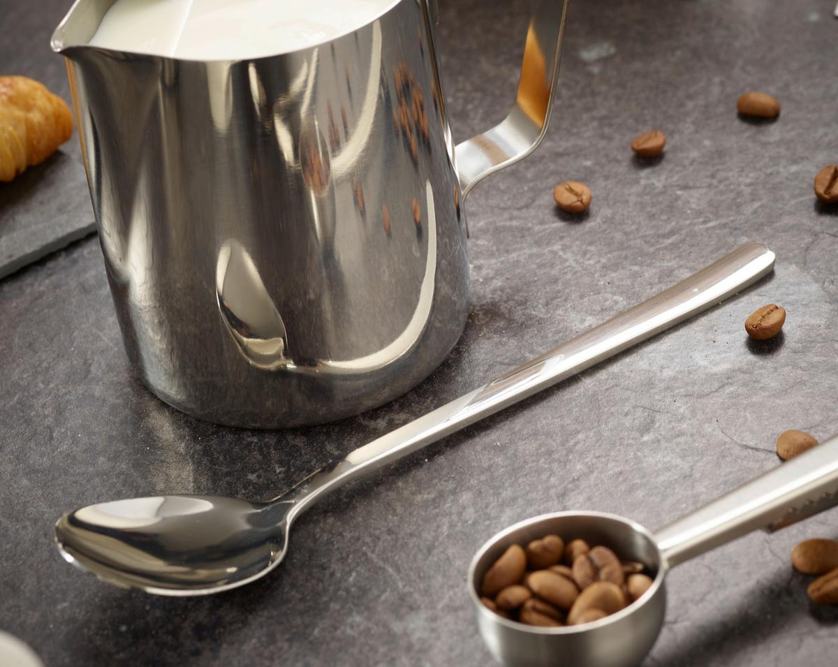 Kaffeeset Cosme in Silberfarben, 23-teilig - Silberfarben, Basics, Metall - Echtwerk