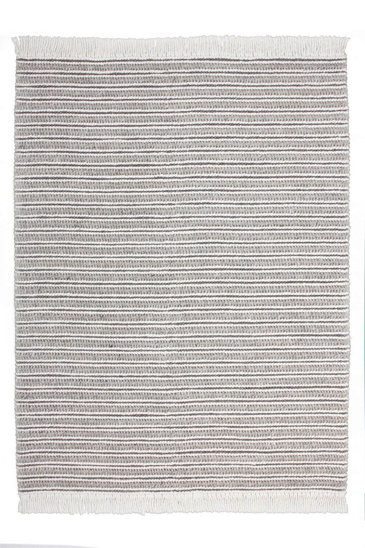 WEBTEPPICH Natura 110 Natural/Grau 80x150 - Naturfarben/Grau, Basics, Textil (80/150cm) - Kayoom