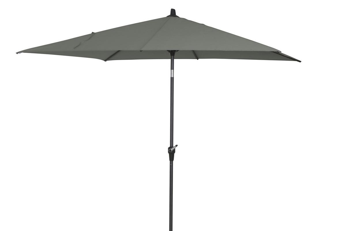 Sonnenschirm Anthrazit/ Olivgrün ca. 250x238x200 cm - Anthrazit/Olivgrün, KONVENTIONELL, Textil/Metall (250/200cm) - Siena Garden