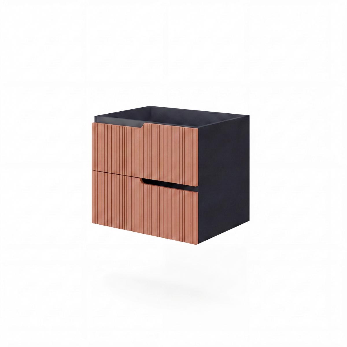 Element Ispod Umivaonika Winter - crna/antracit, Moderno, drvni materijal (60/51/46cm)