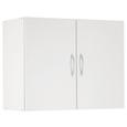 Hängeschrank Weiß - Alufarben/Weiß, Holzwerkstoff/Kunststoff (80/64/40cm) - MÖMAX modern living