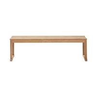 Sitzbank Vega - Teakfarben, Konventionell, Holz (150/43/40cm) - MID.YOU