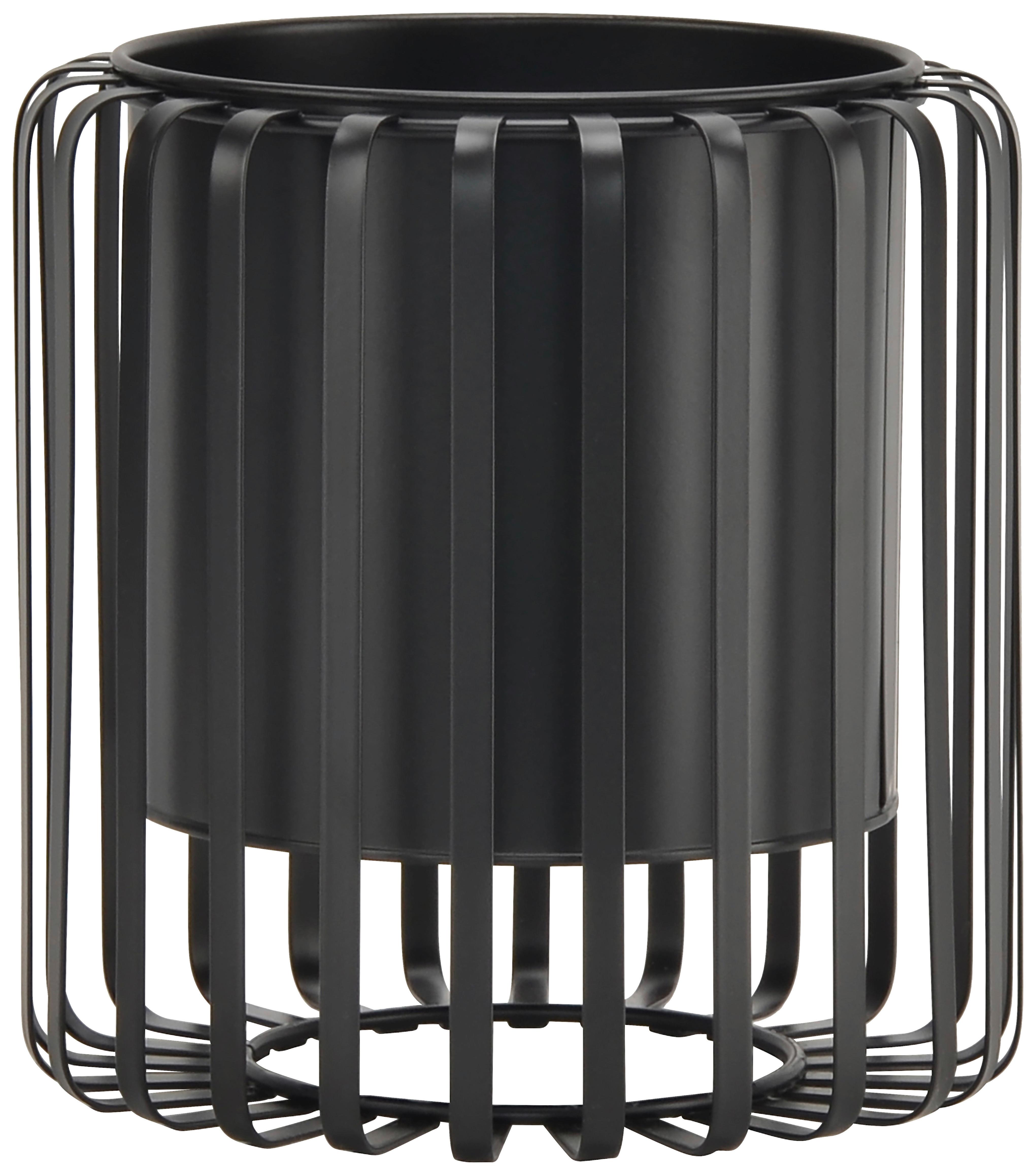 PFLANZTOPF RIO - Schwarz, Metall (19,5/20,03cm) - Mömax