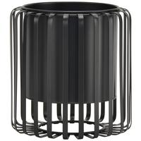 PFLANZTOPF RIO - Schwarz, Metall (19,5/20,03cm) - Mömax