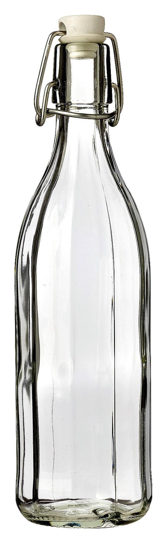 Csatos Üveg Basic - átlátszó, Konventionell, üveg (7/25/7cm)