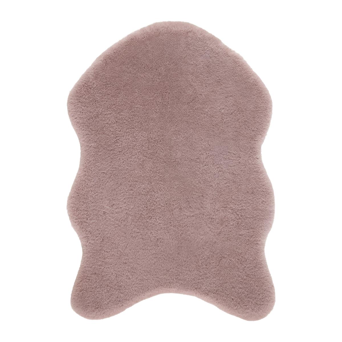 Blană artificială Susi - cafeniu/roz antic, Romantik / Landhaus, textil/blană (90/60cm) - Modern Living