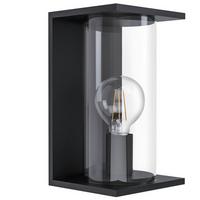 Aussenwandleuchte 98713* Cascinetta - Klar/Schwarz, Konventionell, Glas/Metall (16,5/17/28cm) - Eglo