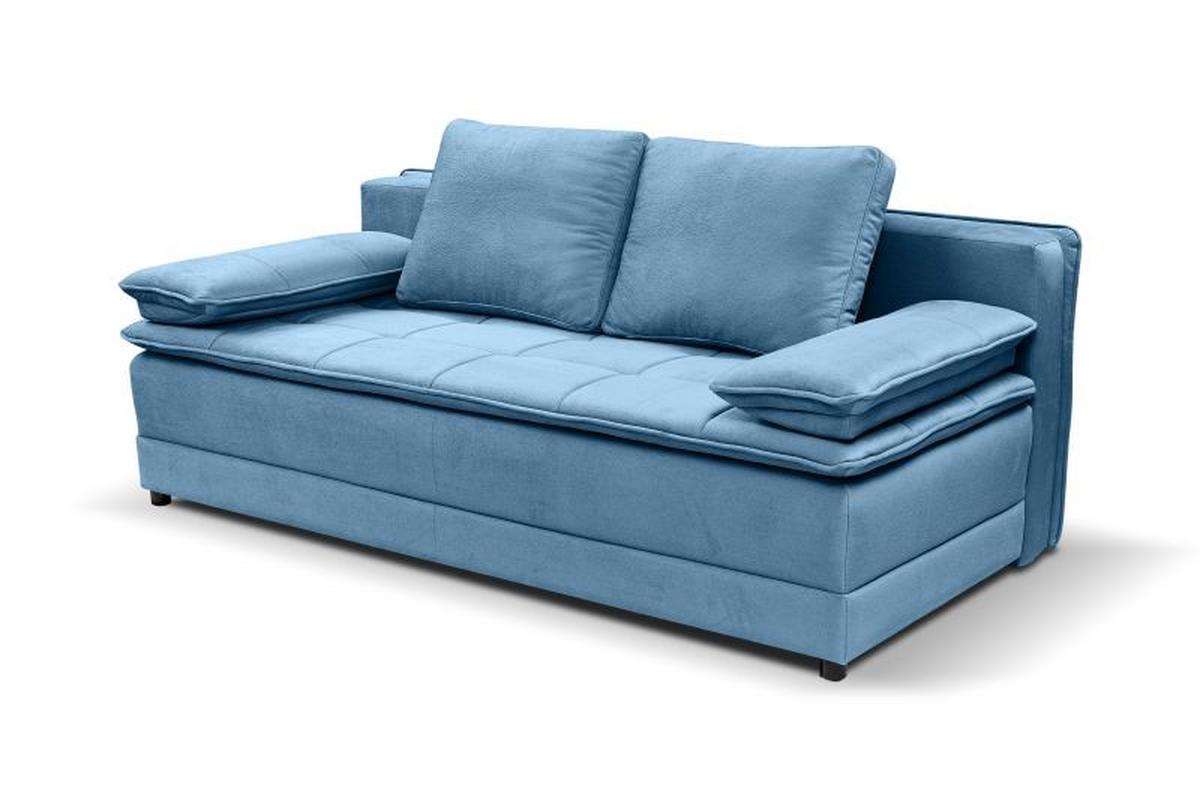 Trosjed Na Razvlačenje Alice - plava/crna, Moderno, tekstil/plastika (202/73-92/105cm) - Modern Living