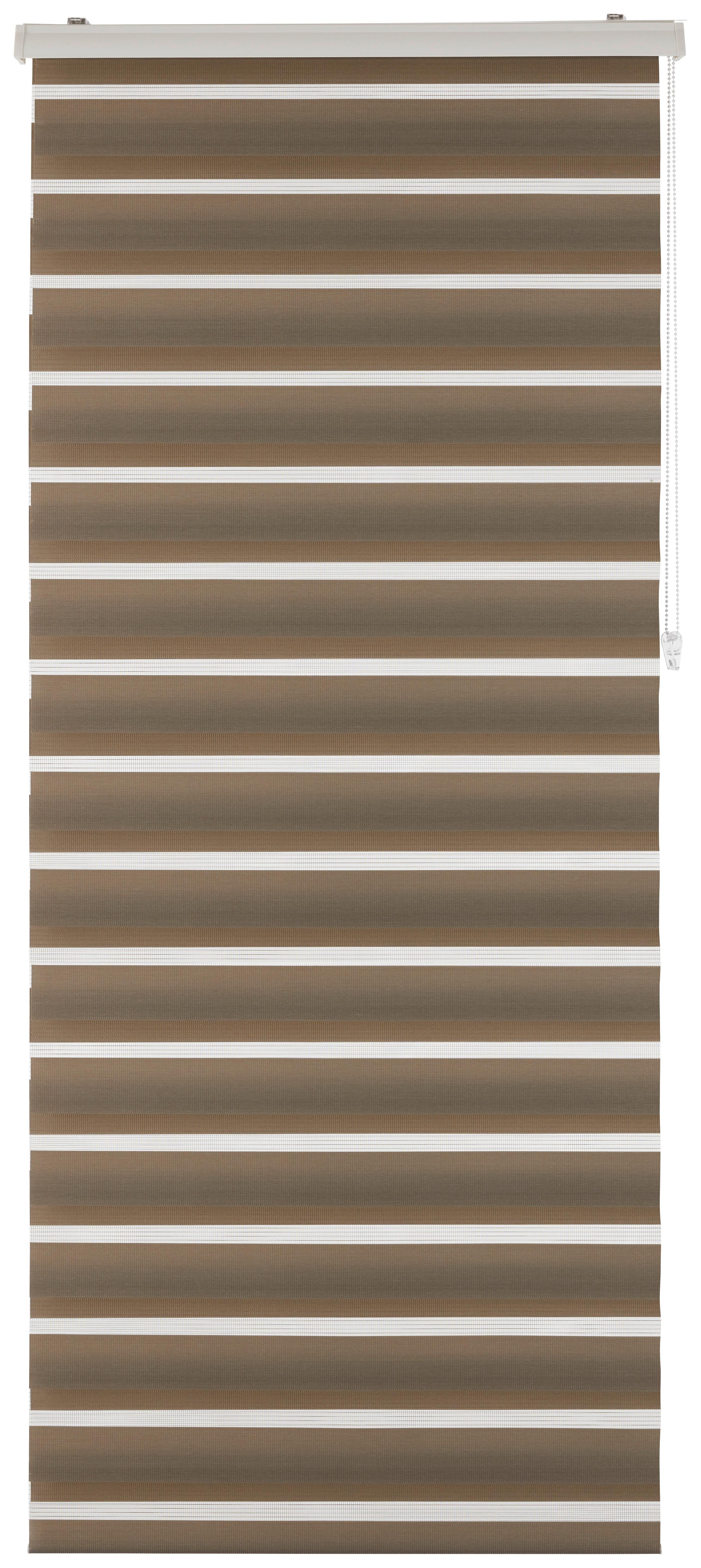 Dvojni Rolo Thomas, 90x210cm, Rjavosiva - rjavosiva, umetna masa/tekstil (90/210cm) - Premium Living