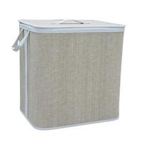 Coș de rufe Lotie - culoare natur, Modern, plastic/lemn (44/43/45cm) - Mömax