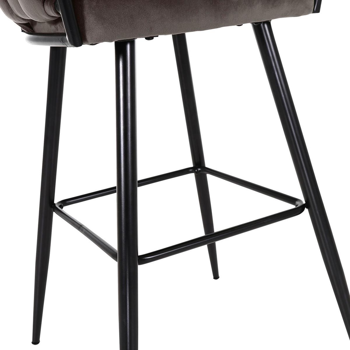 STOŁEK BAROWY WEAVY - antracytowy, Lifestyle (57/110/61cm) - Landscape