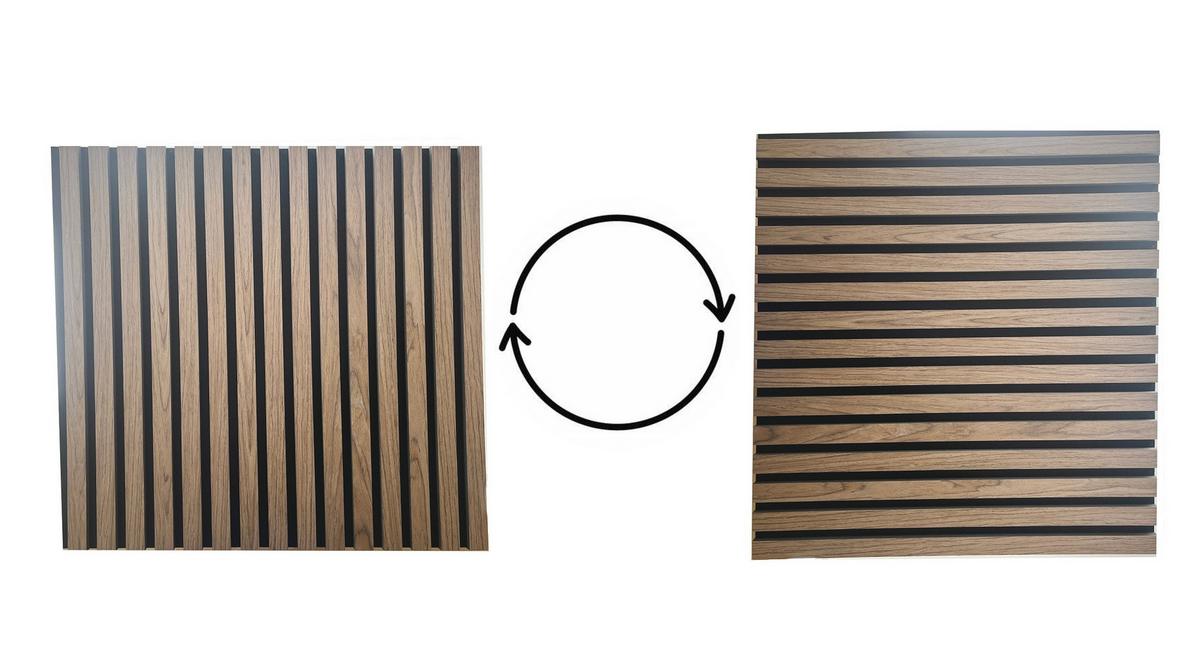 Akusztikus Fali Panel 4db/csomag Mini Echo - tölgyfa, Modern, műanyag/faalapú anyag (1,44qm)