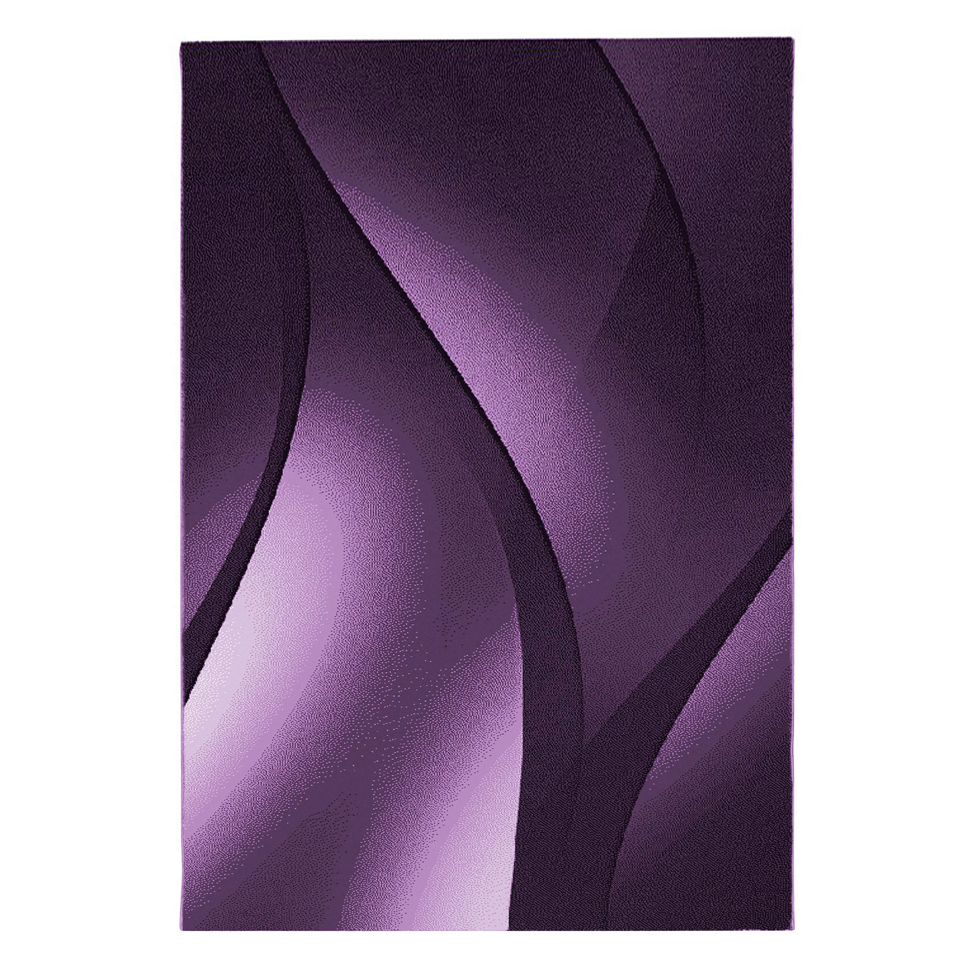 Tkana Preproga Plus, Lila, 140x200cm - lila, Basics, tekstil (140/200cm) - Novel