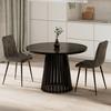STOL MINO - grå/svart, Modern, metall/trä (46/88/54cm) - Bessagi Home