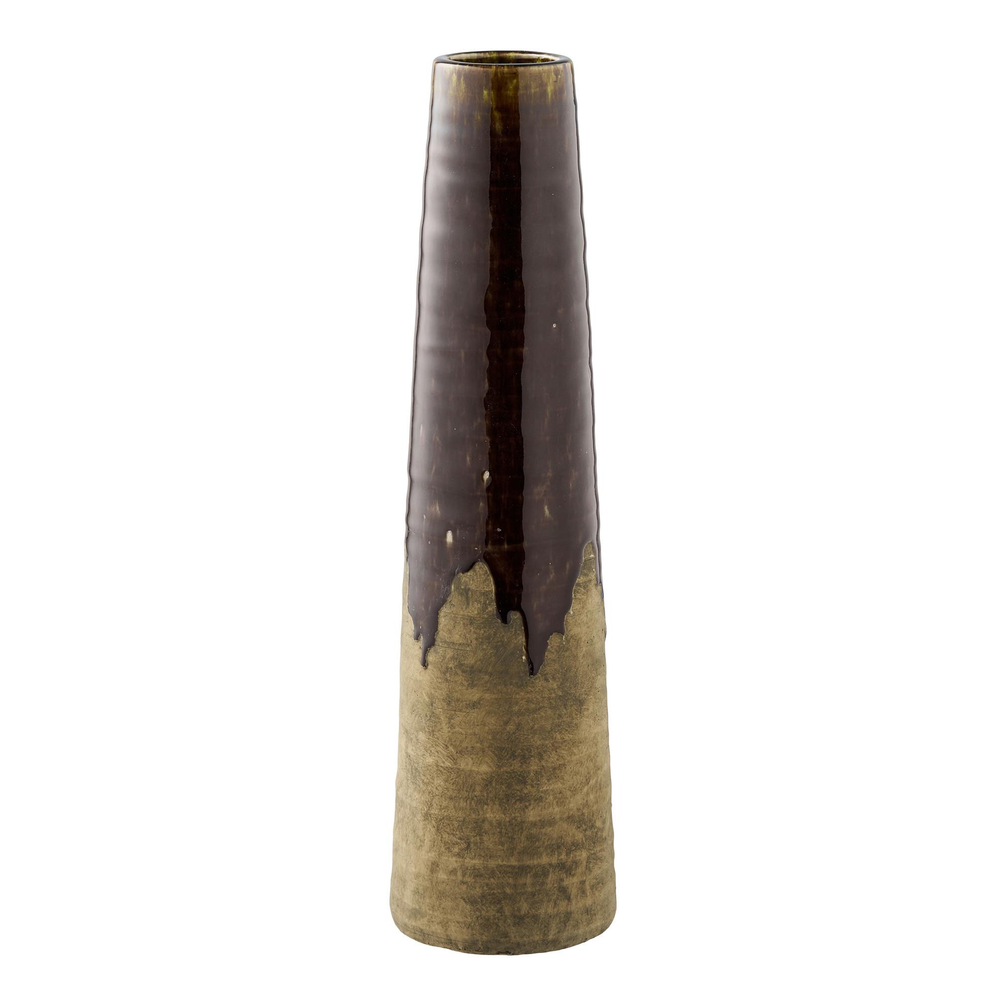 Vase Braun - Braun, Basics, Keramik (12,5/48cm)