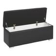 Klop S Skrinjo Universal Ii - črna/srebrna, umetna masa/leseni material (112/40/39cm) - Mömax modern living Klop S Skrinjo Universal Ii - črna/srebrna, umetna masa/leseni material (112/40/39cm) - Mömax modern living
