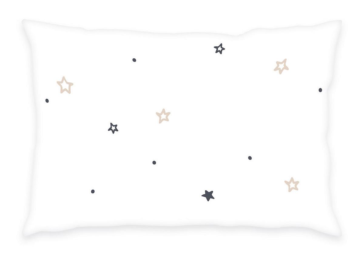 POŚCIEL NIEMOWLĘCA 2485234063 LITTLE DREAMER - beżowy/biały, Basics, tkanina (100/135cm) - Herding