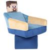 Loungesessel Minecraft Steve ca. 69x96x75 cm Blau - Blau/Multicolor, MODERN, Textil (69/96/75cm) - Minecraft