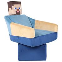 Loungesessel Minecraft Steve ca. 69x96x75 cm Blau - Blau/Multicolor, MODERN, Textil (69/96/75cm) - Minecraft