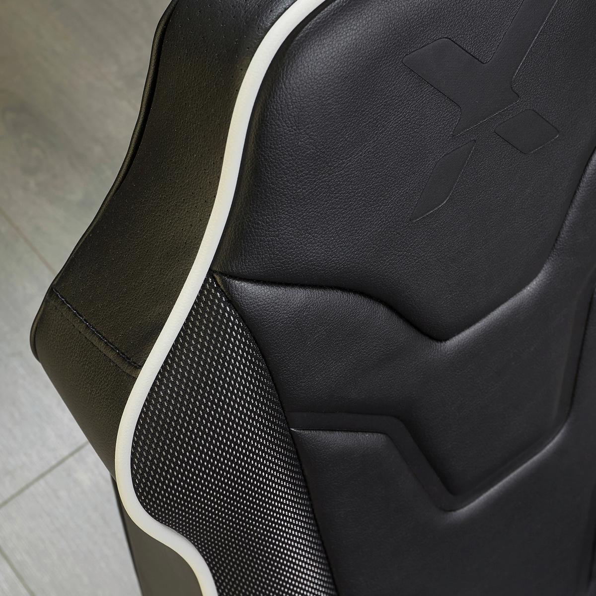 Gamingsessel Chimera ca. 42x68x74 cm Schwarz - Schwarz, MODERN, Kunststoff/Textil (42/68/74cm) - X Rocker
