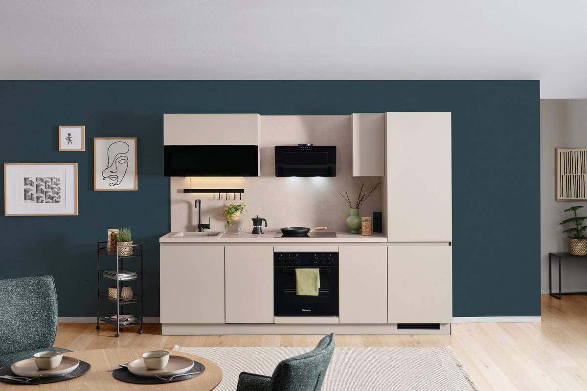 Kuhinsjki Blok Win - krem barve, Moderno, leseni material (270cm) - Express-Kuechen