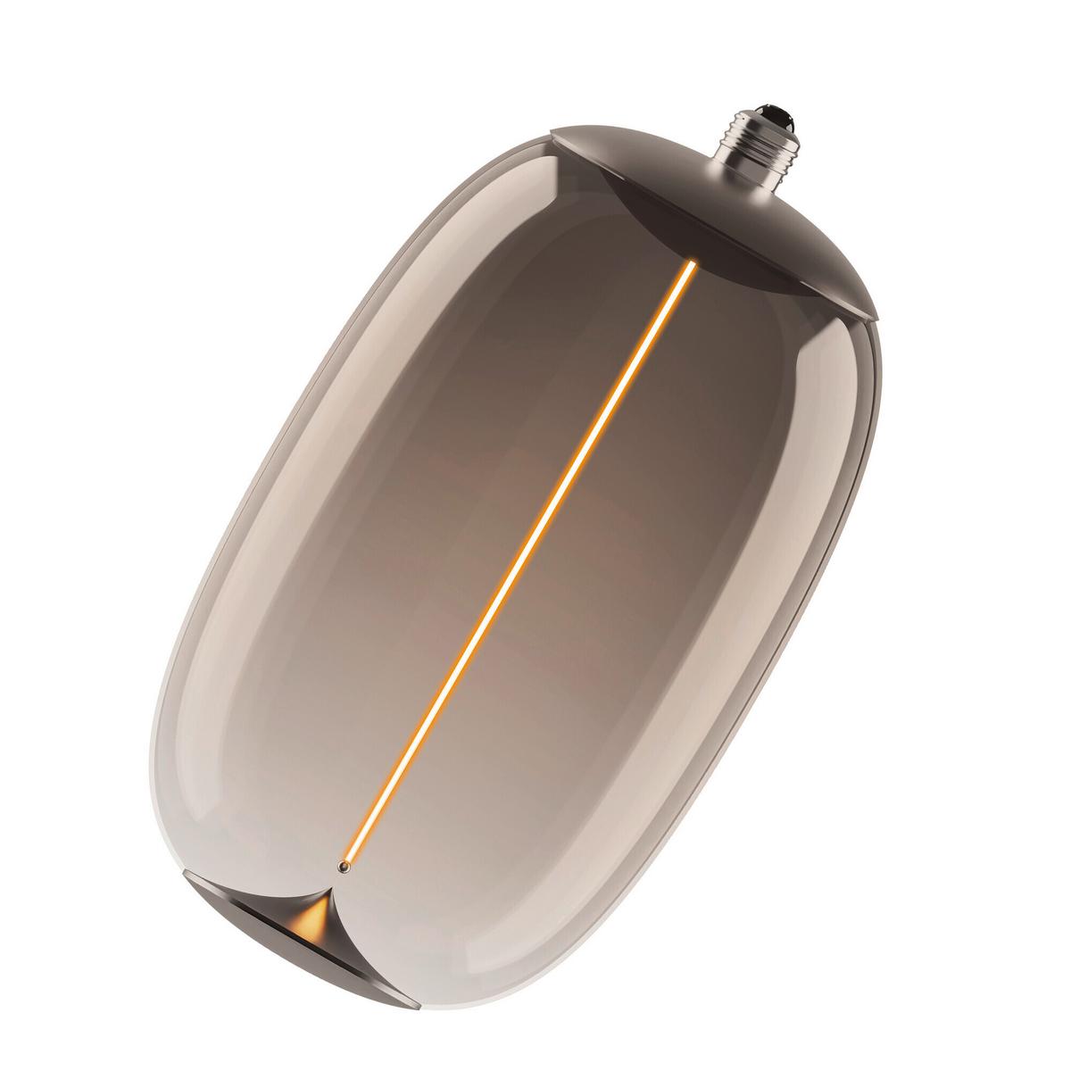 ŻARÓWKA LED VINTAGE 1906 BIG ELIPSE OVAL12 - kolor jesionowy, Konventionell, tworzywo sztuczne (20/37cm) - Ledvance