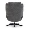 FÅTÖLJ NINA - grå/svart, Modern, metall/textil (72/96/87cm) - Bessagi Home